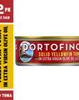 Portofino Solid Yellowfin Tuna In Extra Virgin Olive Oil  45oz Can Pack of 12