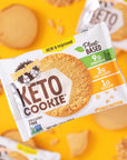 Lenny & Larry's Keto Cookie, Peanut Butter, Soft Baked, 9g Plant Protein, 3g Net Carbs, Vegan, Non-GMO, 1.6 Ounce Cookie (Pack of 12)