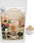 Okinawa Brown Sugar Bubble Milk Tea Instant 3in1 Powder Mix  1kg 33 Drinks  For Boba Tea Milkshake Blended Frappe and Bakery  Authentic Taiwan Recipe  No Preservatives by Moriyama Teahouse