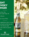 Fever Tree Light Ginger Ale  Premium Quality Mixer  Refreshing Beverage for Cocktails  Mocktails Naturally Sourced Ingredients No Artificial Sweeteners or Colors  200 ML Bottles  Pack of 24