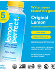 Lemon Perfect Original Lemon Hydrating Flavored Lemon Water Zero Sugar Delicious and Refreshing Organic 152 fl oz Bottle