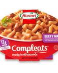 HORMEL COMPLEATS Beefy Mac  Cheese Microwave Tray 75 Ounce Pack of 7