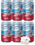 Hawaiian Punch Fruit Juicy Red 12oz Cans Pack of 6 with Bay Area Marketplace Napkins