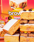 Prime Bites Protein Brownie from Alpha Prime Supplements 1619g Protein 5g Collagen Delicious GuiltFree Snack12 bars per Box Peanut Butter Candy Crunch