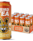 Drink Weird Organic White Peach Oolong Tea  Functional Beverage Organic GlutenFree Vegan Refreshing Natural Caffeine Amazing Antioxidants Clean Energy Alternative Drink16 Fl Oz Pack of 12