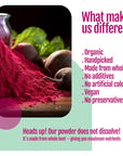 SIMPLY GOOD Organic Beet Powder  423 oz Pouch 24 Servings  NutrientRich Superfood NonGMO Vegan GlutenFree Kosher  Sourced from Natural Organic Farms