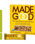 MadeGood Chocolate Banana Granola Bars 6 pack 36 bars Contain Nutrients of a Full Serving of Vegetables Gluten Free Oats Rich Dark Chocolate and Ripe Banana Form Chewy Organic Snack