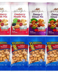 Nuts Snack Packs - Mixed Nuts and Trail Mix Individual Packs - Healthy Snacks Care Package (28 Count)