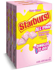 Starburst Singles To Go Powdered Drink Mix All Pink Strawberry 3 Boxes with 6 Packets Each  18 Total Servings SugarFree Drink Powder Just Add Water 6 count Pack of 3