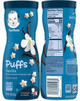 Gerber Puffs Variety Pack, 1 Banana, 1 Vanilla, 1 Blueberry, 3 CT