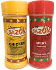 Don Sazon Carne Asada Beef and Chicken Seasoning Combo Pack of 2 x 5 Ounces