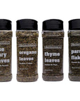 The Himalayan Kitchen Co. Herbs & Seasonings Pack of 4 Rosemary, Parsley, Thyme, Oregano