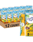 Crystal Light Sugar-Free Decaffeinated Lemon Drink Mix - 6 Count (Pack of 12)