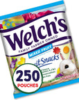 Welch's Fruit Snacks, Mixed Fruit, Spring Bulk Pack, Gluten Free, Individual Single Serve Bags, 0.5oz (Pack of 250)