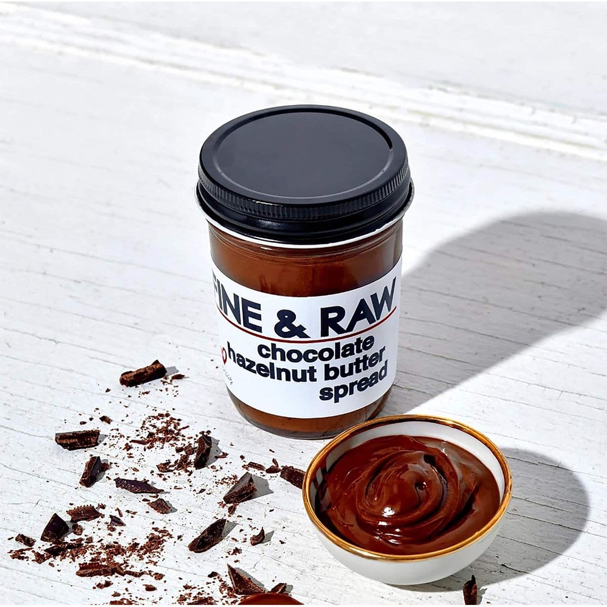 Fine  Raw Chocolate Hazelnut Butter Spread 8 Ounce  Clean Ingredients Vegan and Organic Chocolate Hazelnut Spread Healthy Chocolate Hazelnut Spread Chocolate Hazelnut