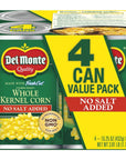 Del Monte Fresh Cut Golden Sweet Whole Kernel Corn With No Added Salt 41525 Oz Can 1525 Oz