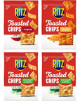 RITZ Toasted Chips Variety Pack with Cheddar Sour Cream and Onion and Original Crackers