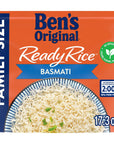 BENS ORIGINAL READY RICE Basmati Rice Family Size 173 OZ Pouch Pack of 6