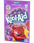 KoolAid 14 Oz Soft DrinkPowdered Unsweetened Grape 48 Count Pack of 4