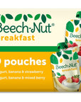 Beech-Nut Stage 4 Breakfast Baby Food Pouches Variety Pack (9 count, 3.5 oz pouches)