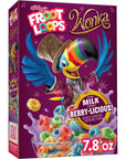 Willy Wonka Froot Loops Cold Breakfast Cereal Turns Milk Berrylicious Breakfast Snacks Berrylicious 78oz Box 1 Box