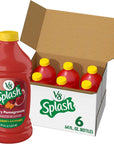 V8 Splash Cherry Pomegranate Flavored Juice Beverage 64 fl oz Bottle 6 Pack