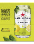 Sanpellegrino Italian Sparkling Drink Grapefruit 1115 Fl Oz Pack of 6