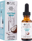 Pure Inventions  Water Infusion Drops  Coconut Water 30 servings 1oz Bottle Package May Vary