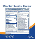 Bariatric Fusion Mixed Berry Complete Chewable Bariatric Multivitamin with Iron for Bariatric Surgery Patients Including Gastric Bypass and Sleeve Gastrectomy - 120 Tablets