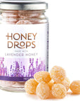 Gourmanity Honey Drops Made With Lavender Honey, 7 oz Jar