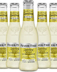 Fever Tree Sparkling Sicilian Lemonade  Premium Quality Mixer and Soda  Refreshing Beverage for Cocktails  Mocktails 200ml Bottle  Pack of 5