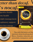 Coffig Gold  Coffee Substitute  Alternative  Roasted Fig  Chickpea Coffee  Caffeine Free Herbal Energy Drink  Healthy Beverage for Men  Women  Keto  Vegan Friendly  529oz 150g