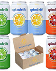 Spindrift Sparkling Water  Real Squeezed Fruit  Fuit From Farms Verified NonGMO Certified GlutenFree  12 Fl oz Cans  Variety Pack of 6  Every Order is Elegantly Packaged in a Signature BETRULIGHT Branded Box