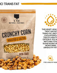 Natural Craving Salted and Roasted Corn Nuts  Original Toasted Corn Kernels in Resealable Bag  Crunchy Snack Natural Cravings Corn Nuts