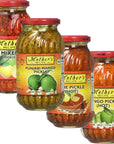 Mothers Recipe  Pickle Combo 4in1 Mixed Punjabi Mango Lime Hot Mango Hot 500g x 4