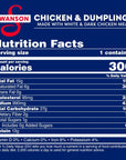 Swanson Canned Chicken and Dumplings With White and Dark Chicken Meat 105 OZ Can Case of 12