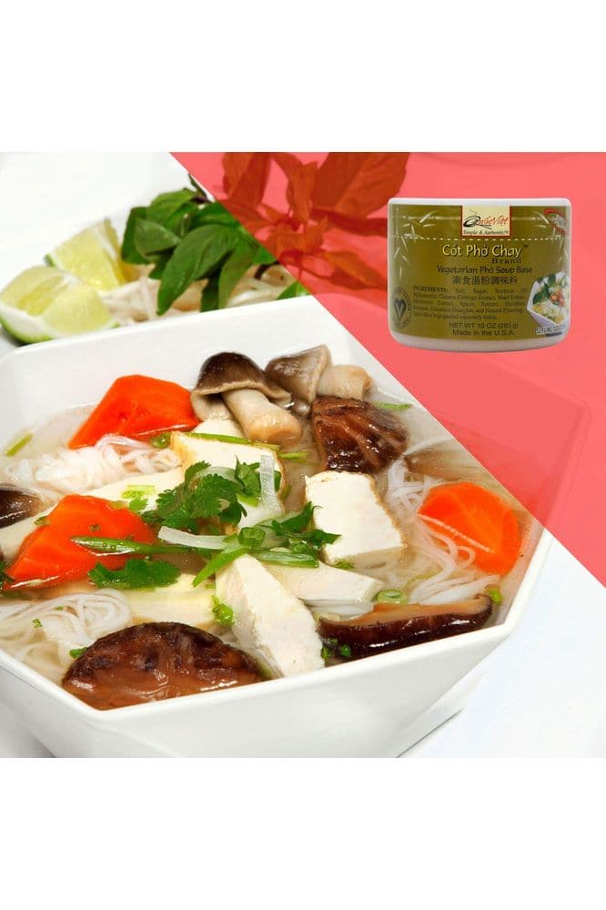 Quoc Viet Foods Vegetarian &quot;Pho&quot; Soup Base 10oz Cot Pho Chay Brand