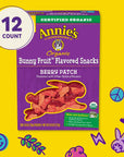 Annie's Organic Berry Patch Bunny Fruit Snacks, Gluten Free, 12 Pouches, 9.6 oz.