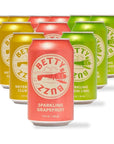 Betty Buzz Premium Sparkling Soda Citrus Variety Pack by Blake Lively - 12 Pack Cans