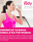 Ladyboss Protein Nutritional Meal Shake Vanilla Flavor  Soy Free  Gluten Free  Non GMO Protein Source 20 Individual Serving