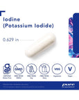 Pure Encapsulations Iodine - Supplement to Support The Thyroid & Help Maintain Healthy Cellular Metabolism - with Premium Potassium Iodide - 120 Capsules