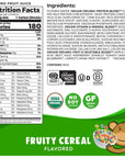 Orgain Organic Kids Nutritional Protein Shake Fruity Cereal Healthy Kids Snacks 8g Dairy Protein 4g Fiber 22 Vitamins  Minerals No Soy ingredients Gluten Free NonGMO 825 Fl Oz Pack of 12