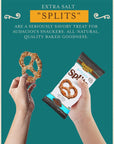 Unique Snacks Extra Salt Splits Pretzels Original SplitOpen Pretzels Delicious Homestyle Baked Snack Bag OU Kosher and NonGMO Food No Artificial Flavor 11 Oz Bag Pack of 3