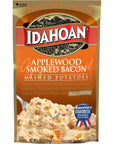 Idahoan Mashed Potatoes Applewood Smoked Bacon 4 Ounce Pack of 12