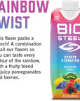 BioSteel Sports Drink Great Tasting Hydration with 5 Essential Electrolytes Rainbow Twist Flavor 167 Fluid Ounces 12Pack