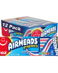 Airheads Candy Easter Xtremes Sweetly Sour Belts Bluest Raspberry Non Melting Movie Theater 2 Ounce  18 Count Pack of 1