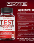 Testosterone Booster For Men Gummies - Male Enhancement, Boosts Energy, & Optimizes Physical Performance. Formulated with Tribulus, Horny Goat Weed, Saw Palmetto, Maca Root & More - 60 Gummies