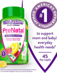 vitafusion PreNatal Gummy Vitamins, Raspberry Lemonade Flavored, Pregnancy Vitamins for Women, With Folate and DHA, America’s Number 1 Gummy Vitamin Brand, 45 Day Supply, 90 Count