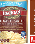 Idahoan Loaded Baked Mashed Potatoes 8 Ounce Pack of 8