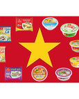 HCG Asian Noodles Variety Pack of 12 Instant Ramen Noodles with Chopsticks